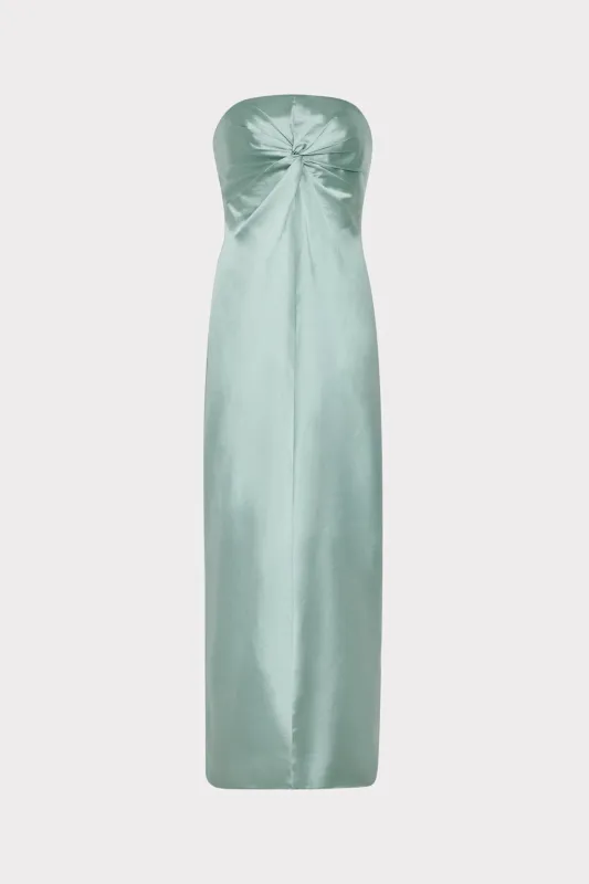 Michell Satin Maxi Dress made by Milly