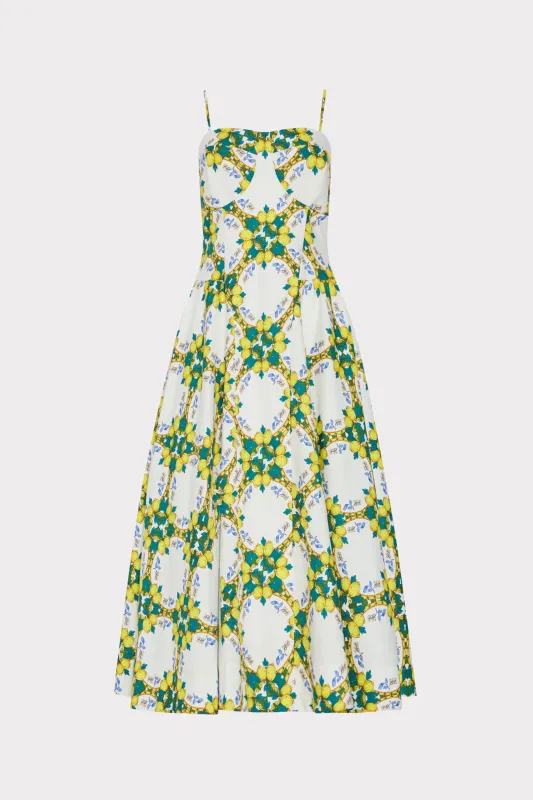 Livna Printed Maxi Dress made by Milly