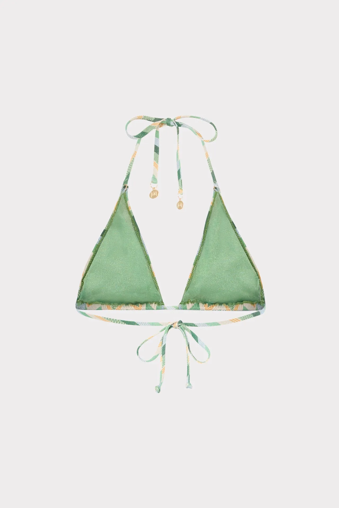 Metallic Chevron Bikini Top sold by Milly product image thumbnail 4
