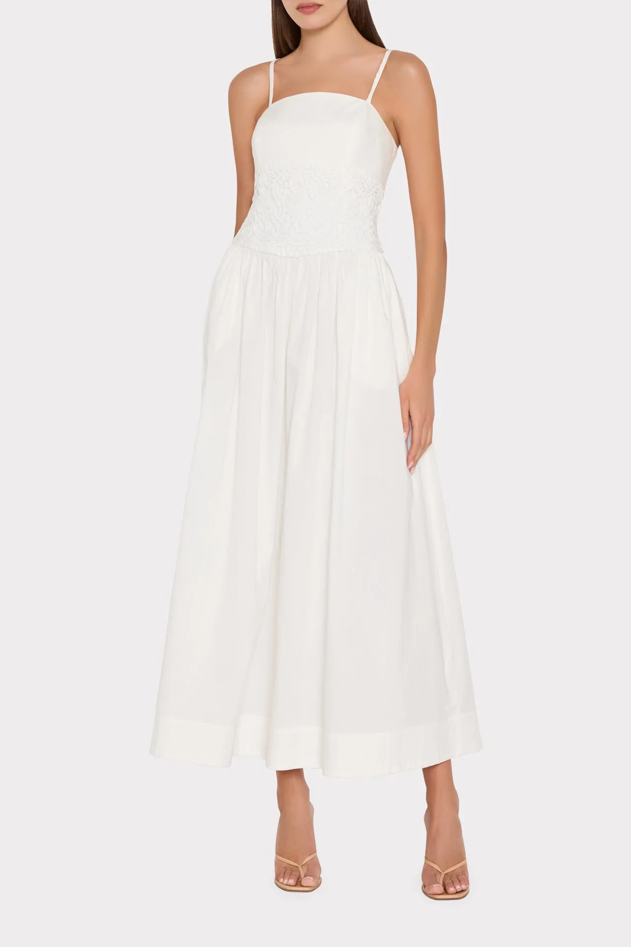 Lou Crochet Maxi Dress sold by Milly product image thumbnail 2