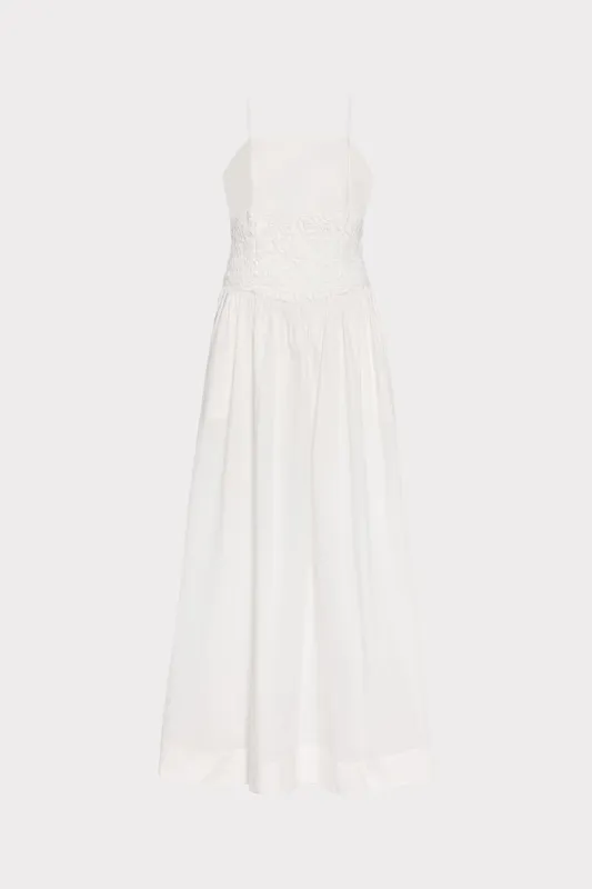 Lou Crochet Maxi Dress made by Milly