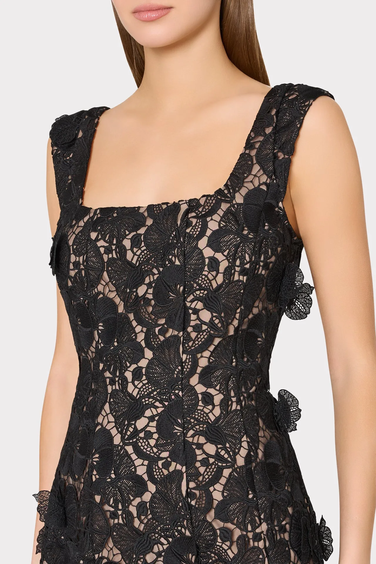 Spencer Lace Midi Dress sold by Milly product image thumbnail 4