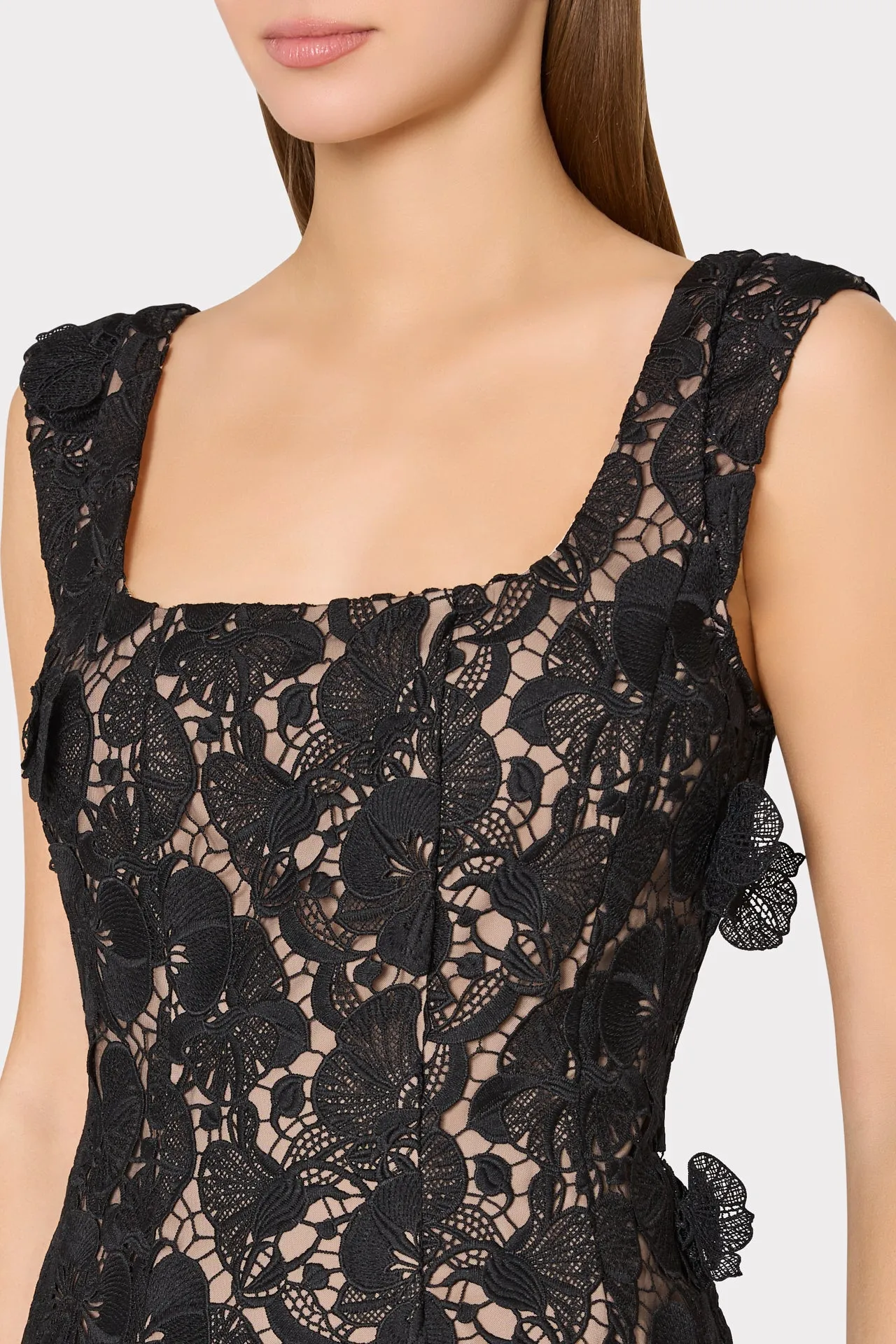 Spencer Lace Midi Dress sold by Milly product image thumbnail 3