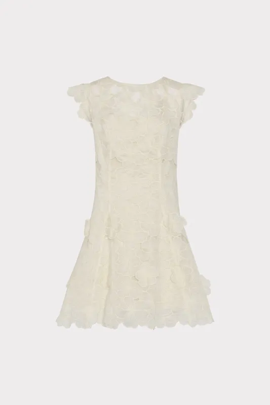 Myla Embroidered Mini Dress made by Milly