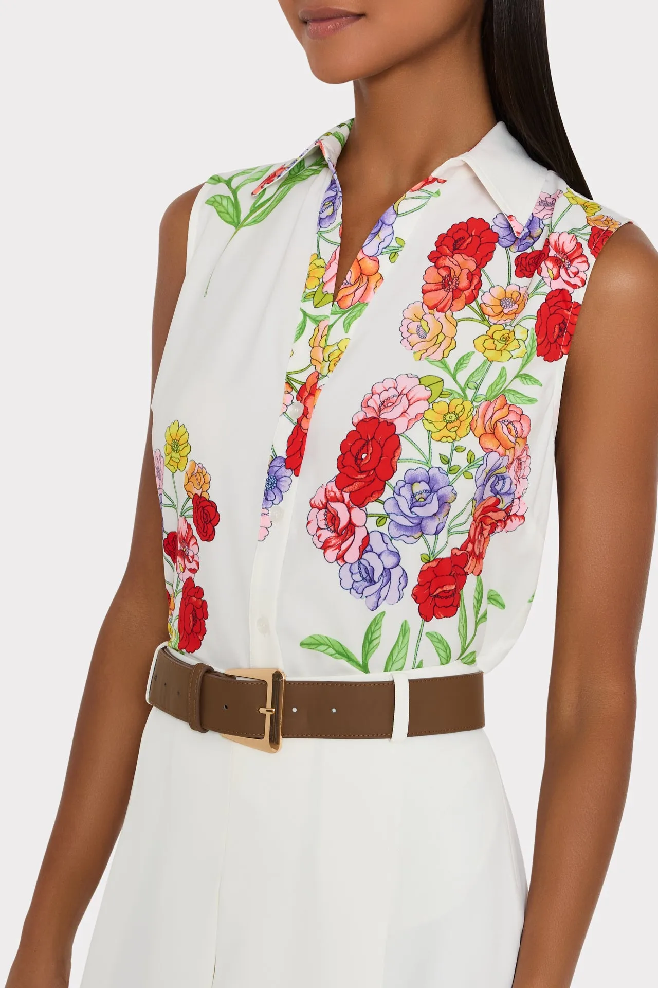 Josephine Printed Blouse sold by Milly product image thumbnail 2