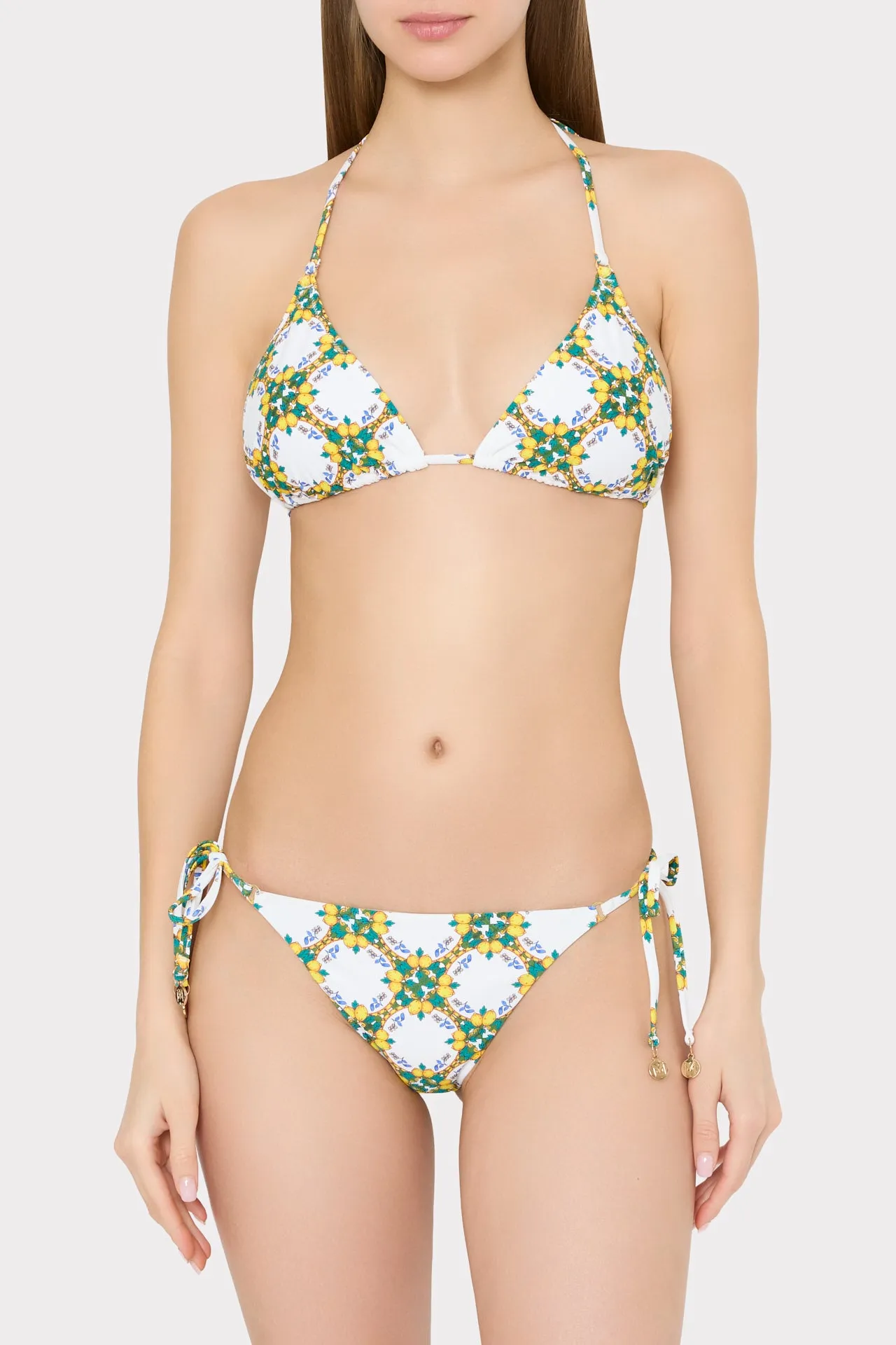 Lemon Tile Bikini Top sold by Milly product image thumbnail 2