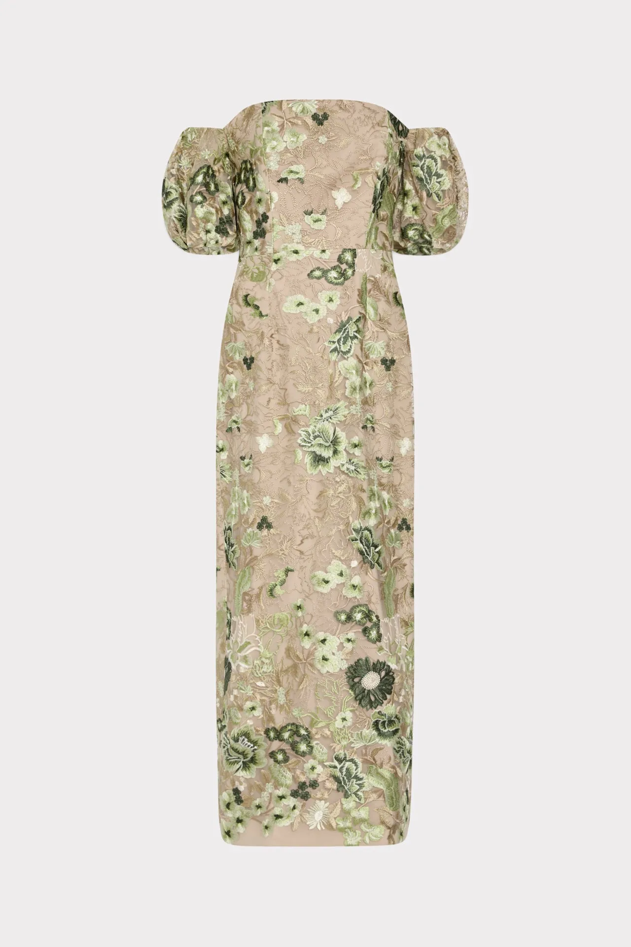Nene Embroidered Mesh Dress sold by Milly