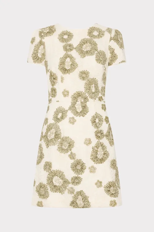 Daisy Embroidered Mini Dress made by Milly