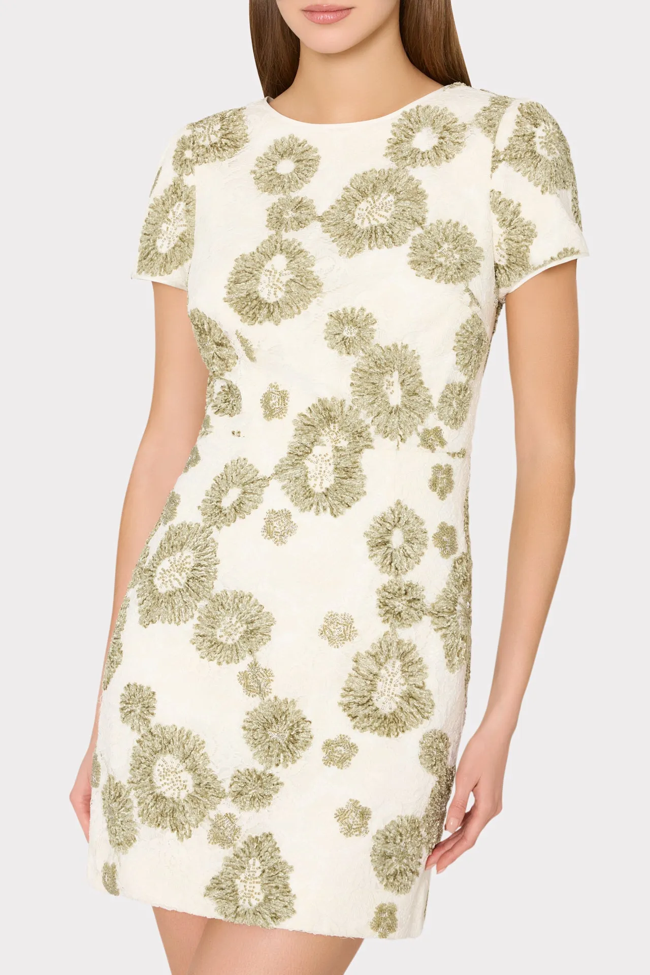 Daisy Embroidered Mini Dress sold by Milly product image thumbnail 3