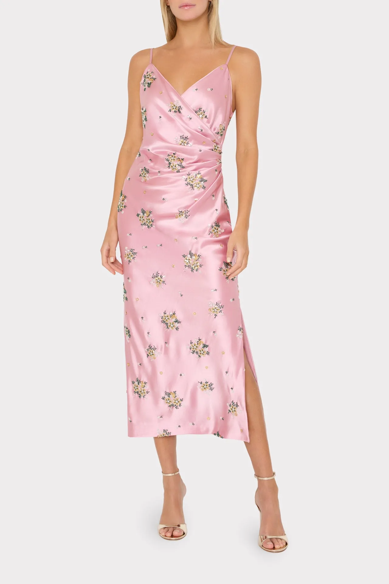 Rae Embroidered Midi Dress sold by Milly product image thumbnail 2