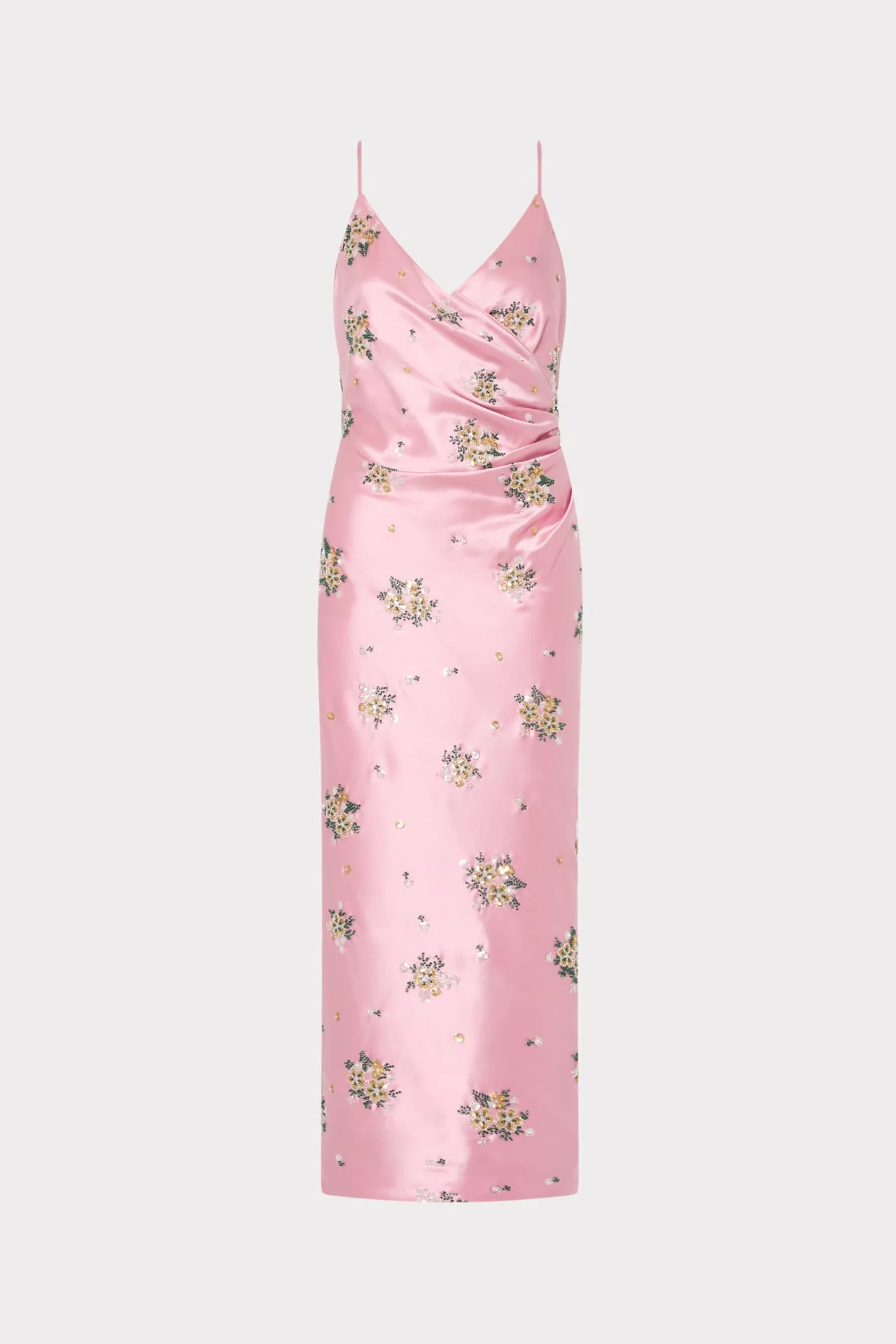 Rae Embroidered Midi Dress sold by Milly