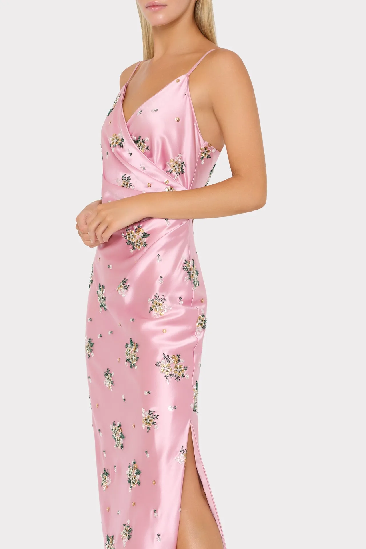 Rae Embroidered Midi Dress sold by Milly product image thumbnail 3