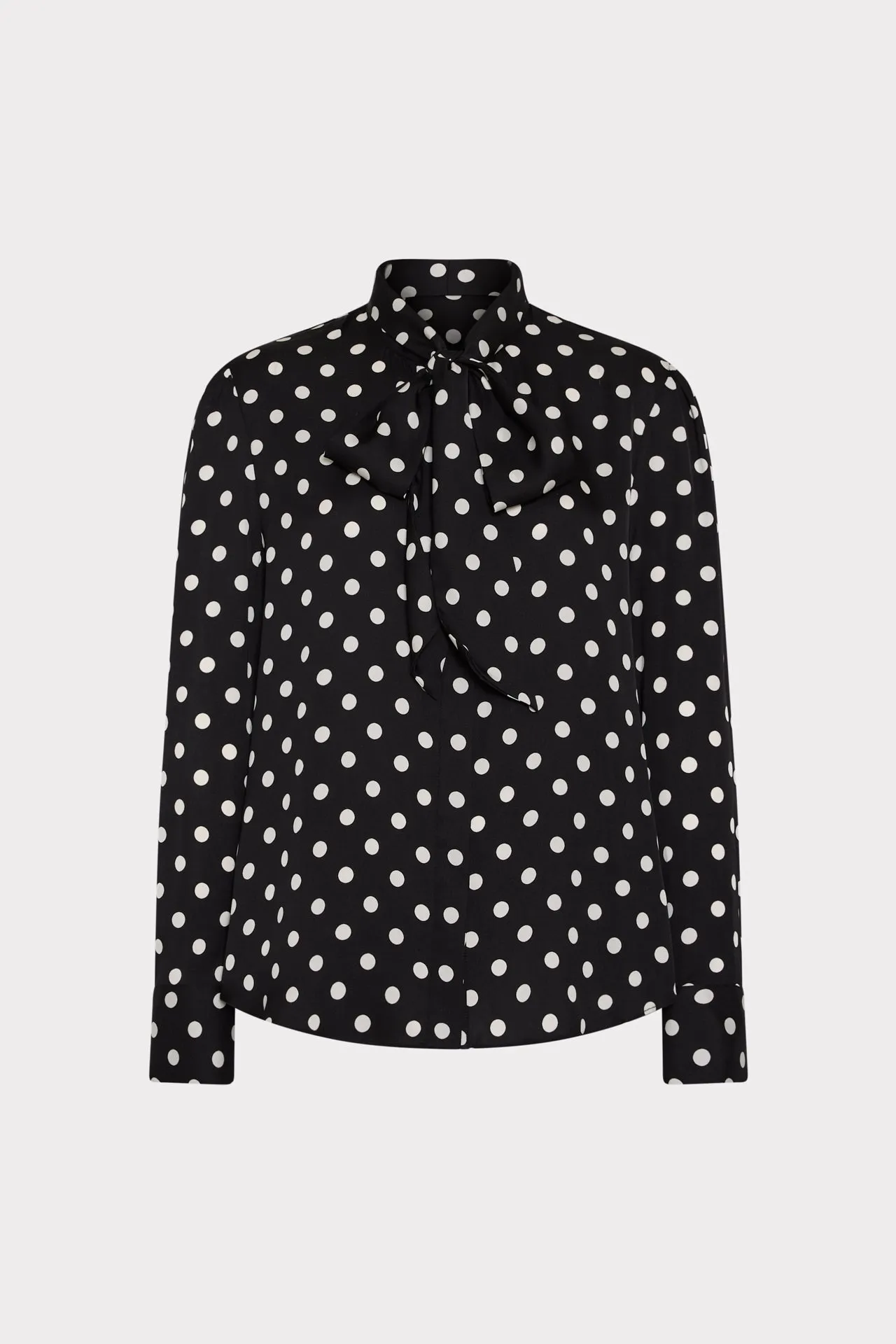 Tie Neck Polka Dot Blouse sold by Milly