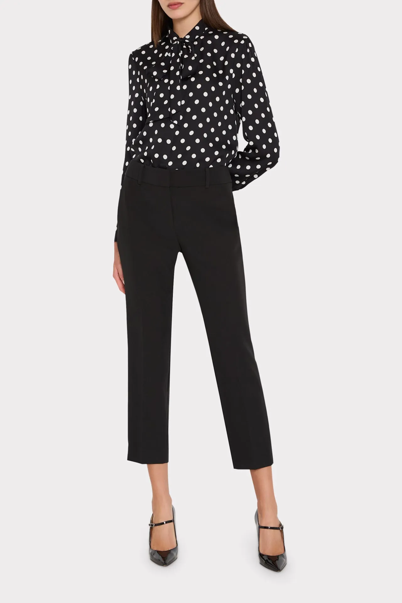 Tie Neck Polka Dot Blouse sold by Milly product image thumbnail 2