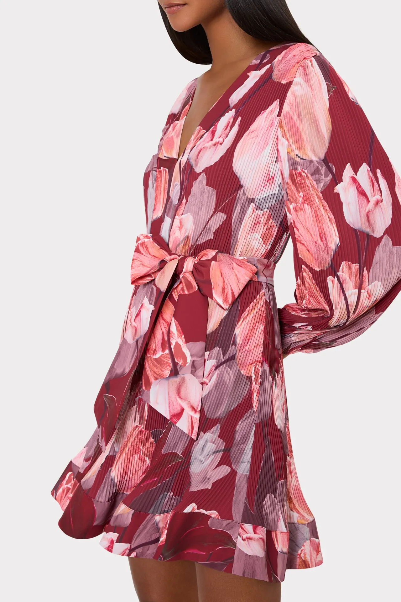 Liv Printed Pleated Dress sold by Milly product image thumbnail 3