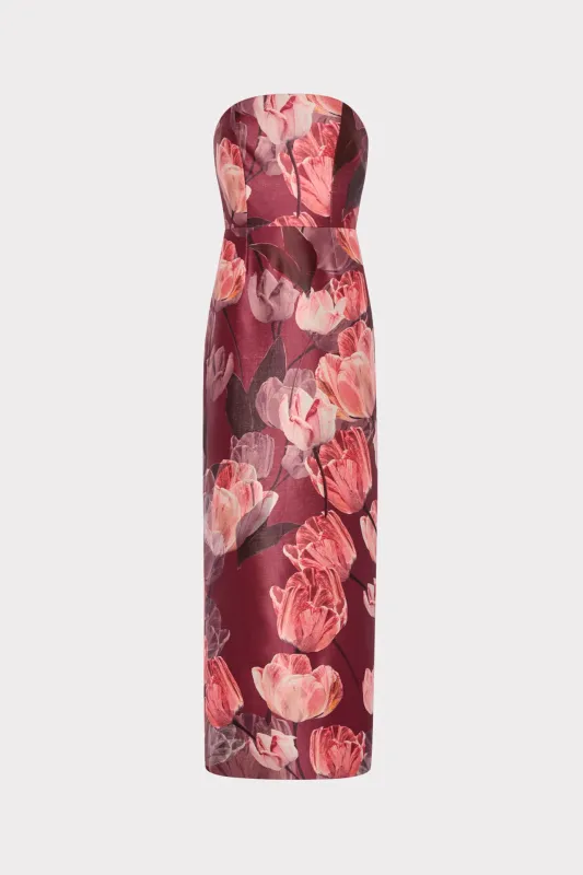 Orion Tulip Brocade Dress made by Milly