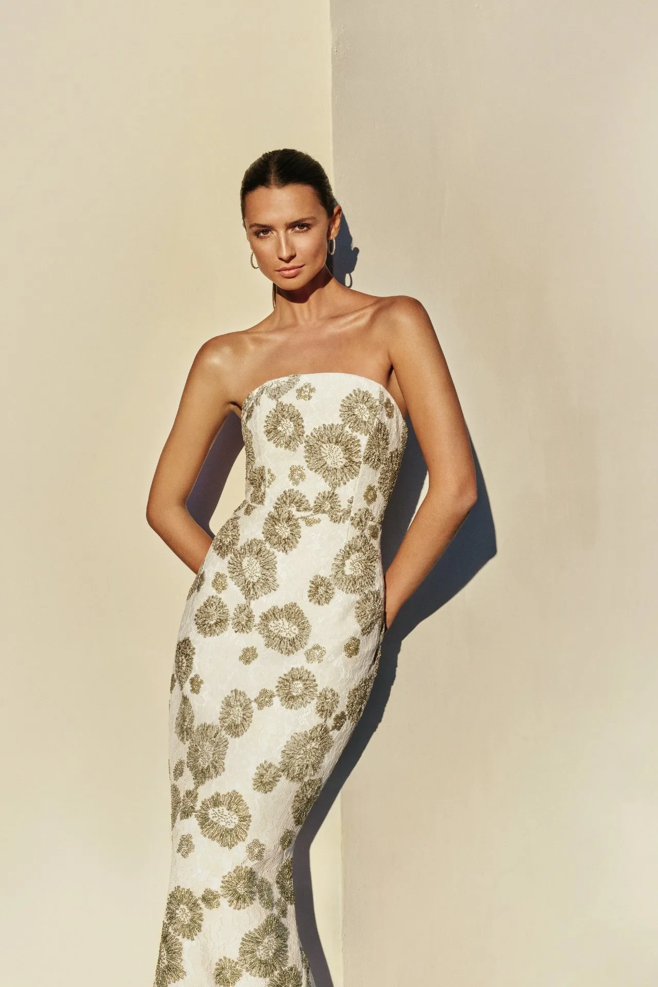 Jasmine Embroidered Lace Dress sold by Milly product image thumbnail 5