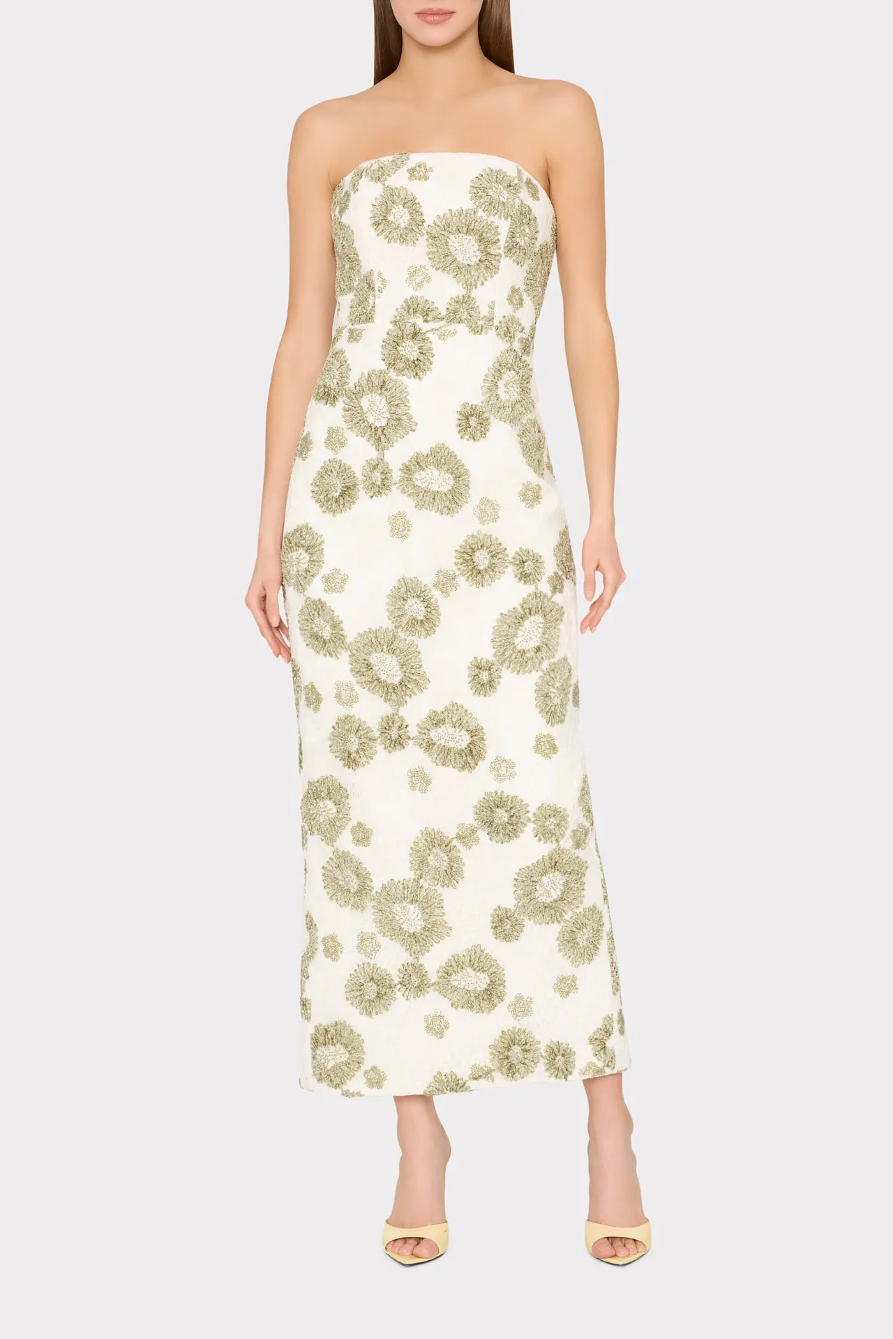 Jasmine Embroidered Lace Dress sold by Milly product image thumbnail 2