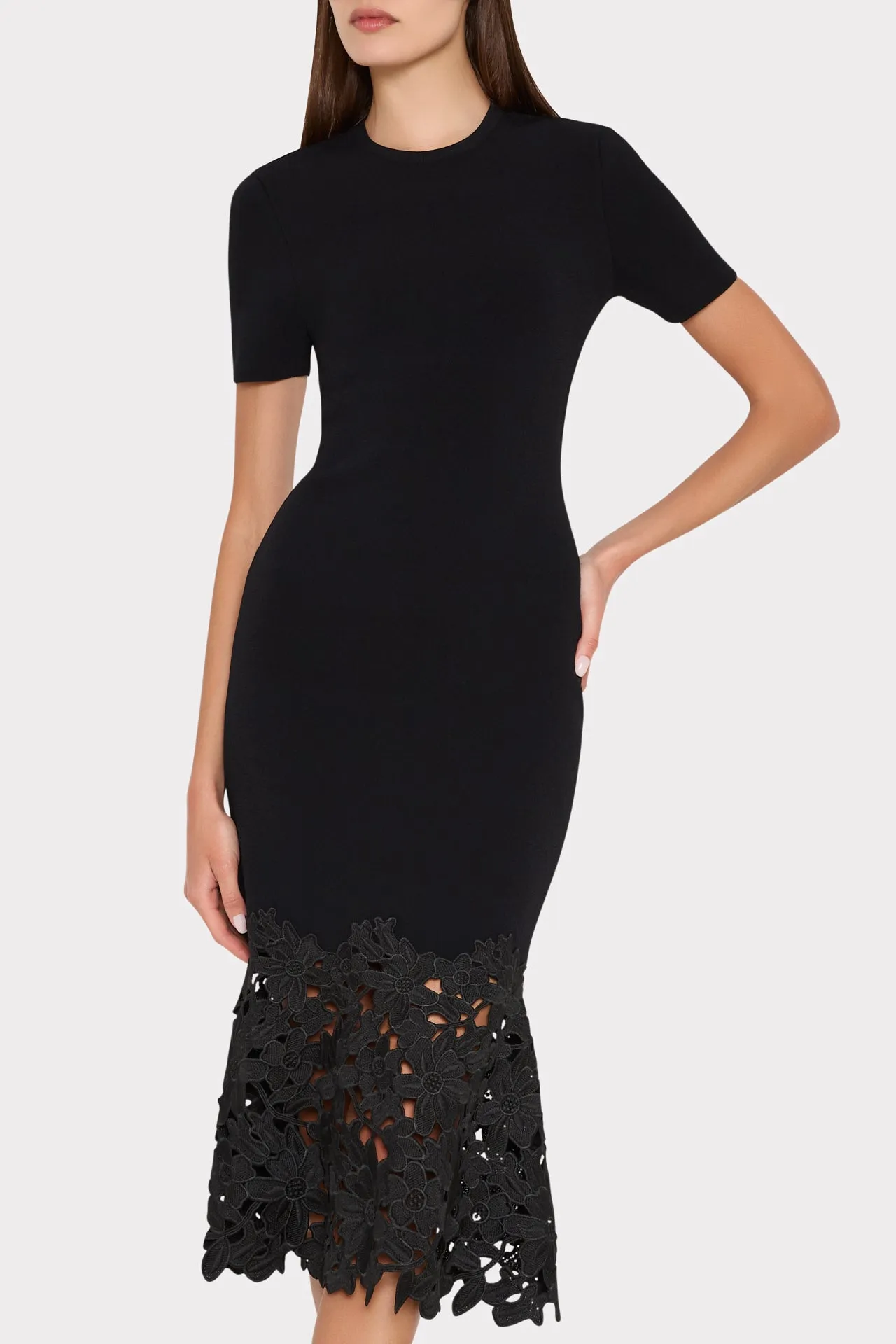 Halle Knit Midi Dress sold by Milly product image thumbnail 3