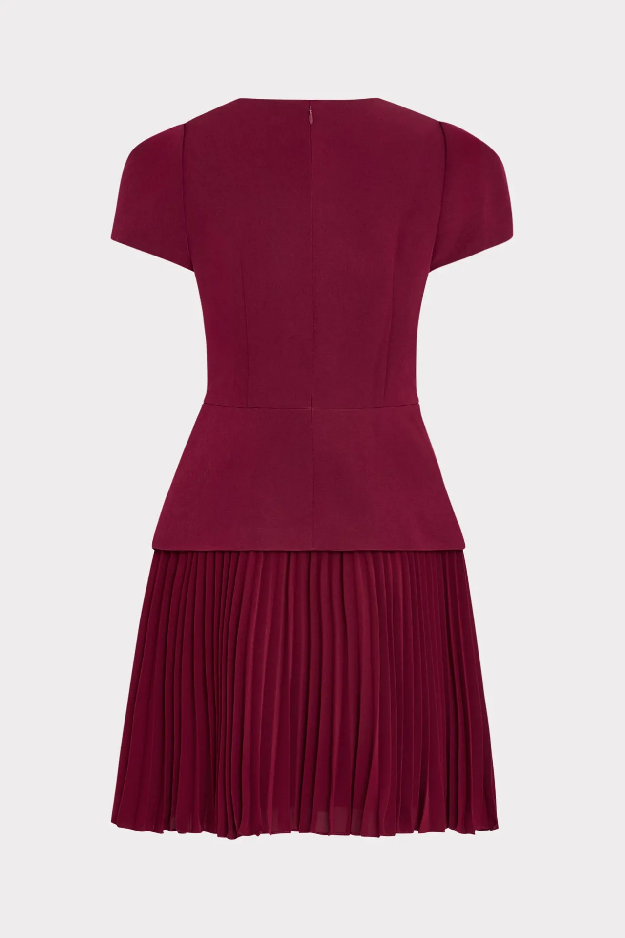 Haddy Pleated Short Sleeve Mini Dress sold by Milly product image thumbnail 4