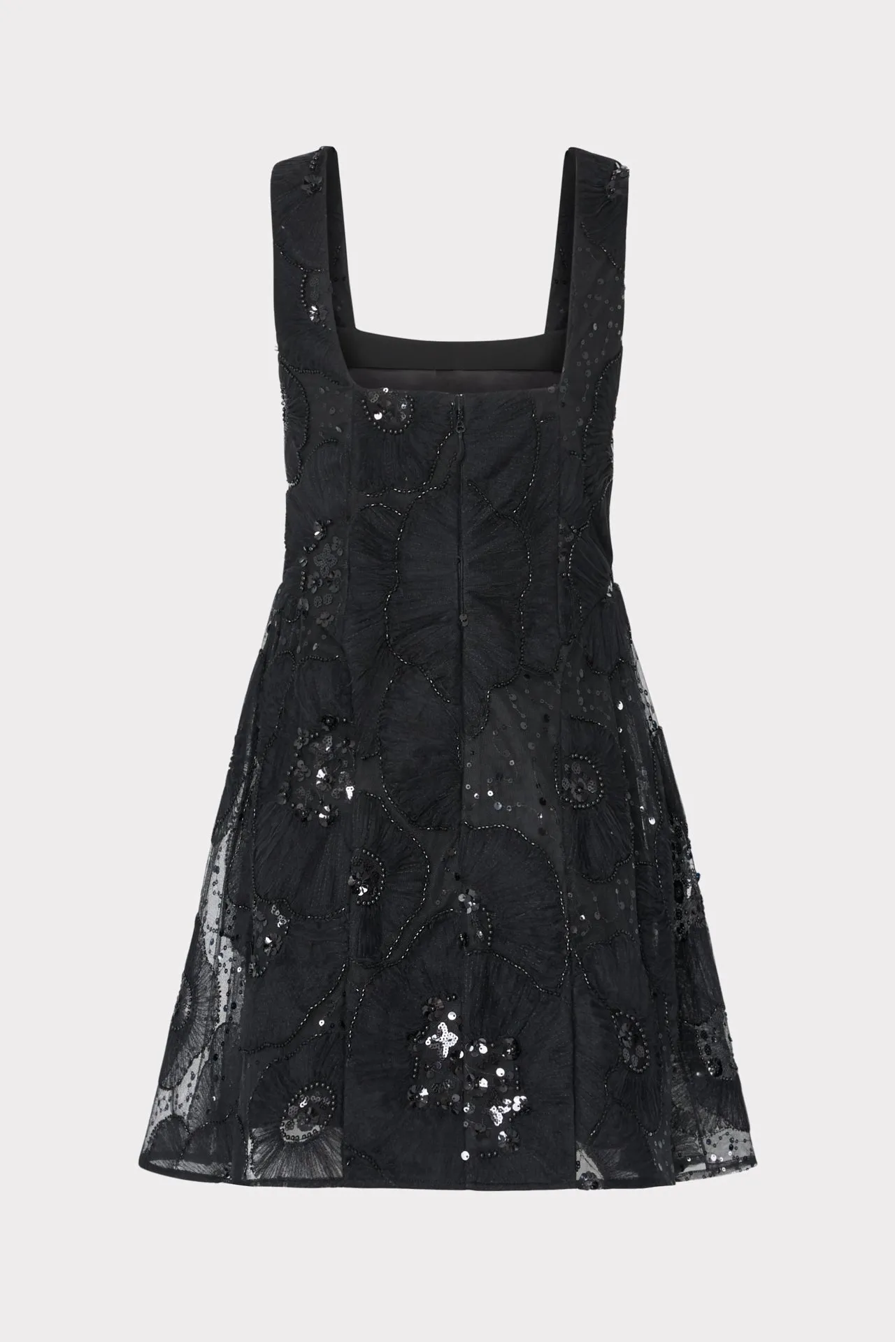 Erin Tulle Flower Beaded Mini Dress sold by Milly product image thumbnail 4