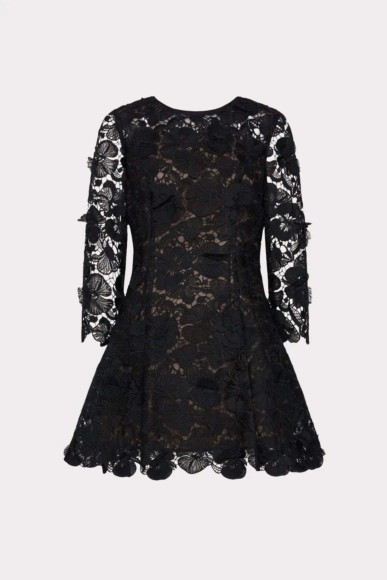 Emmie Lace Mini Dress sold by Milly