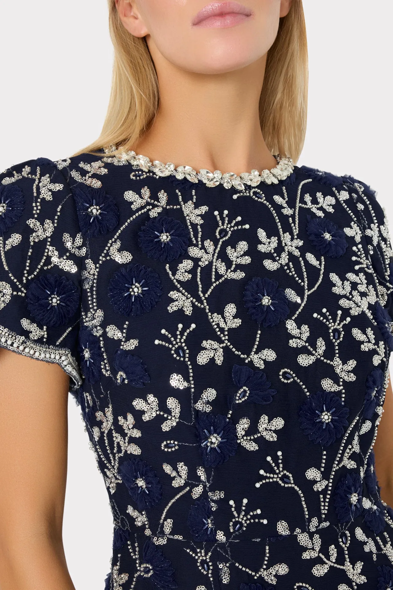 Daisy Silver Star Sequins Dress sold by Milly product image thumbnail 4
