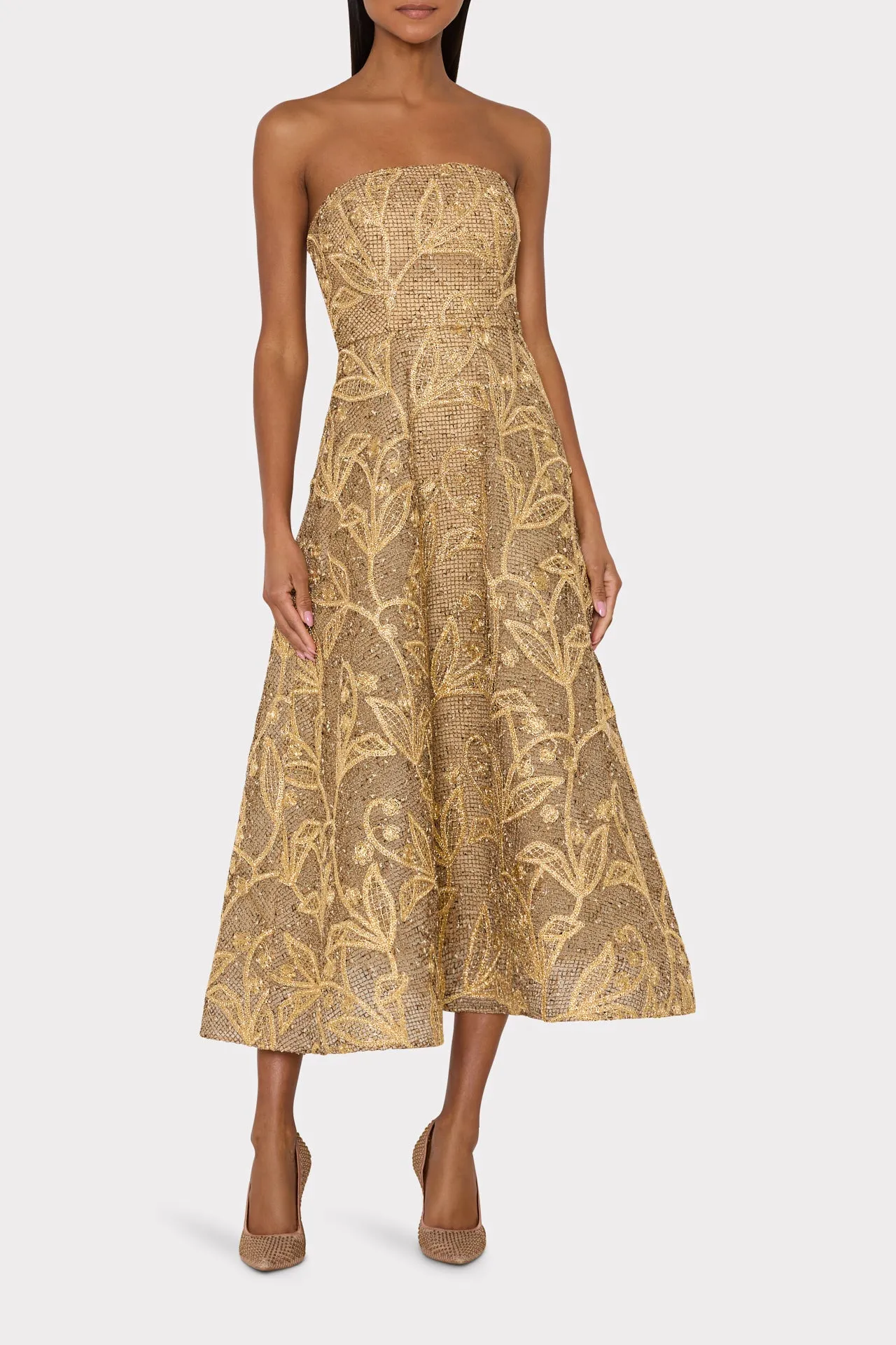 Petunia Embroidered Lace Dress sold by Milly product image thumbnail 3