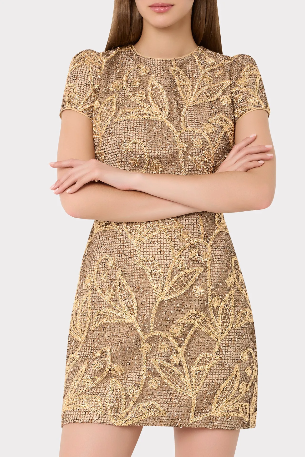 Daisy Embroidered Lace Mini Dress sold by Milly product image thumbnail 3