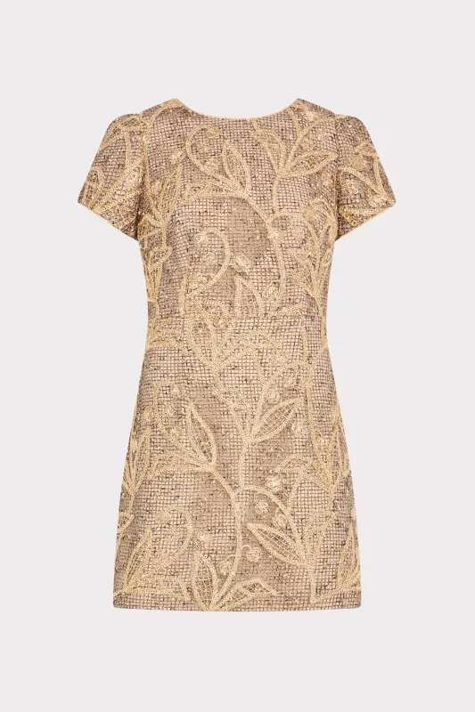 Daisy Embroidered Lace Mini Dress made by Milly