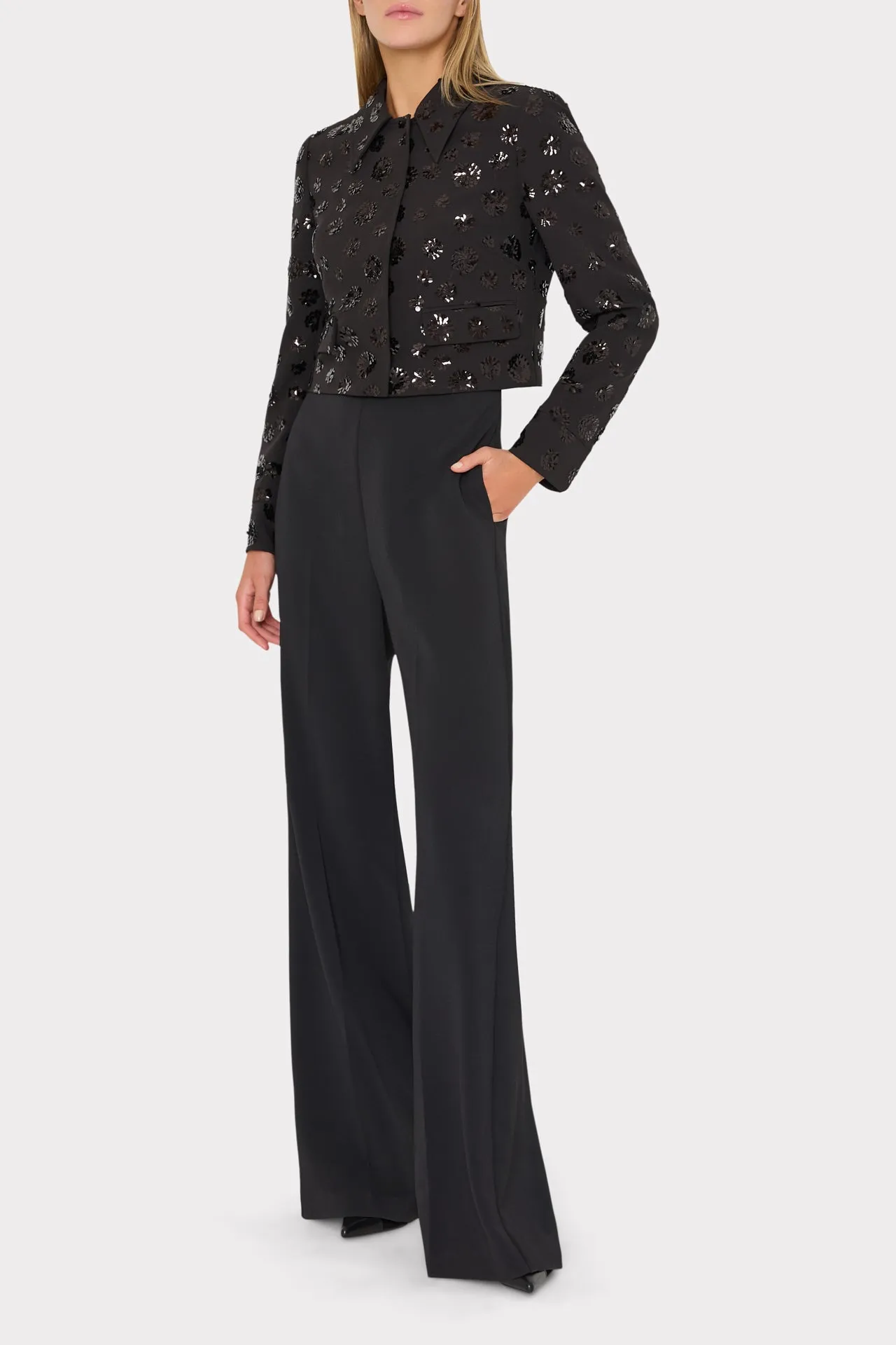 Pia Sequin Jacket sold by Milly product image thumbnail 2