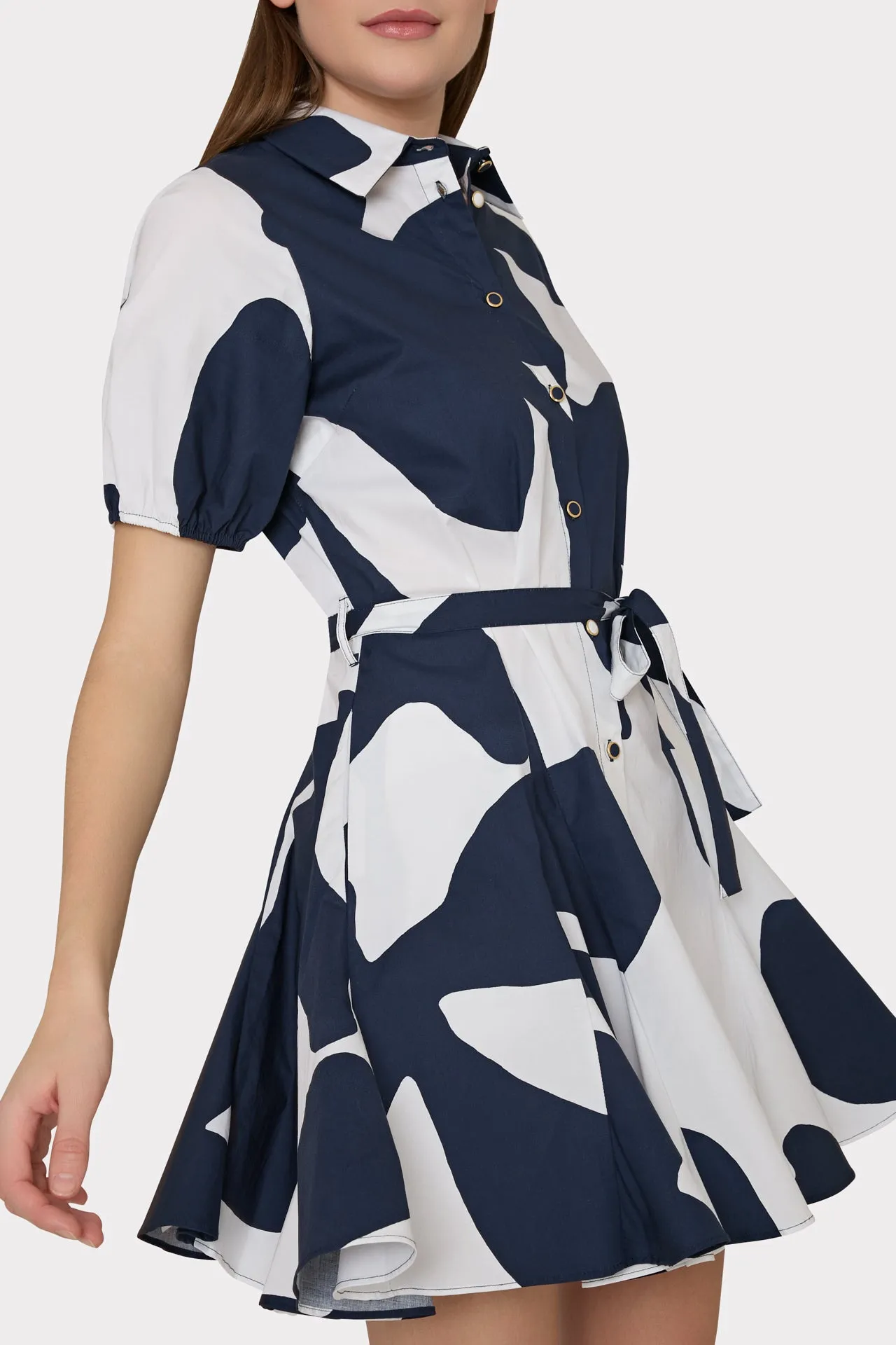 Grand Foliage Poplin Dress sold by Milly product image thumbnail 3