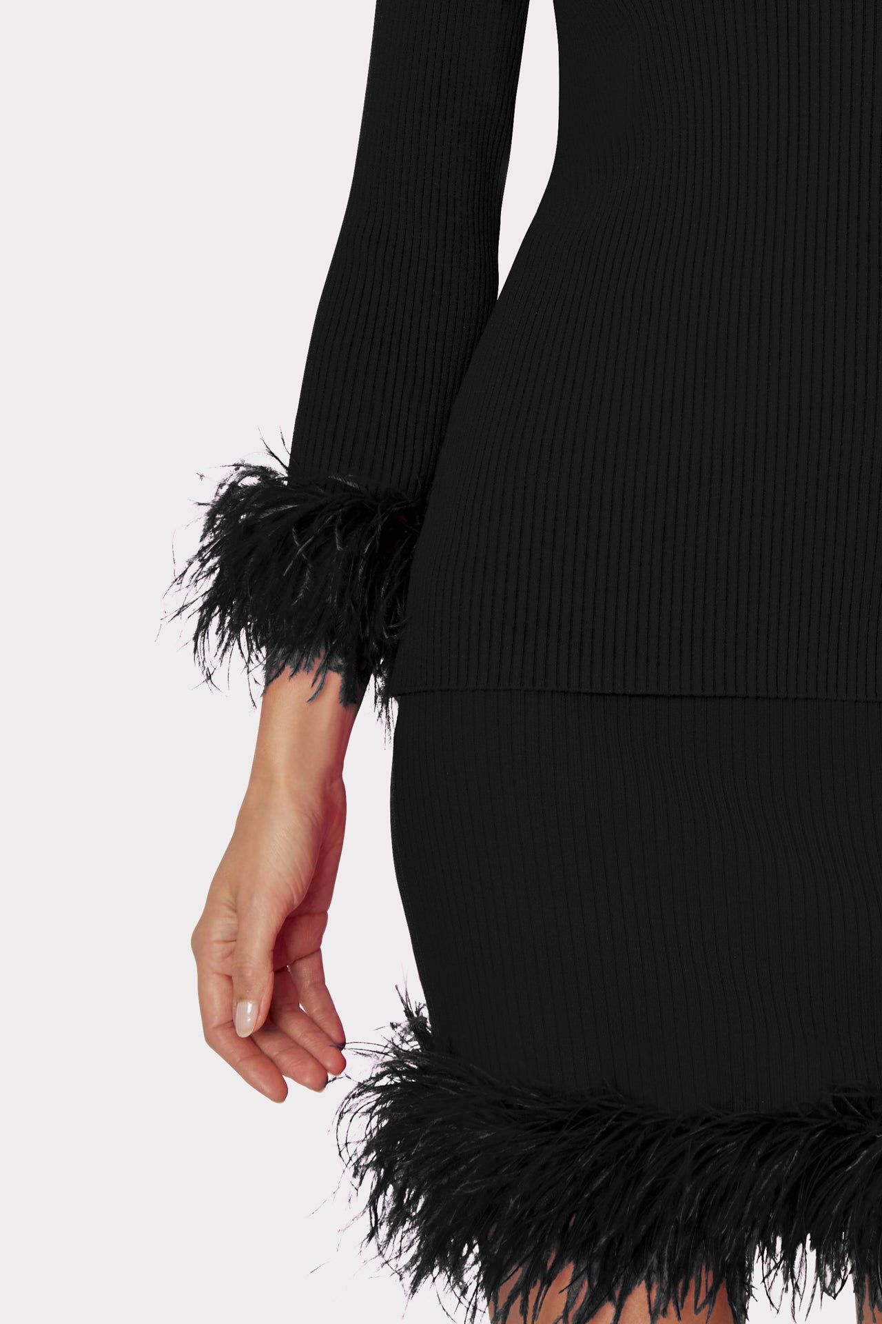 Boa Feather Skirt sold by Milly product image thumbnail 3
