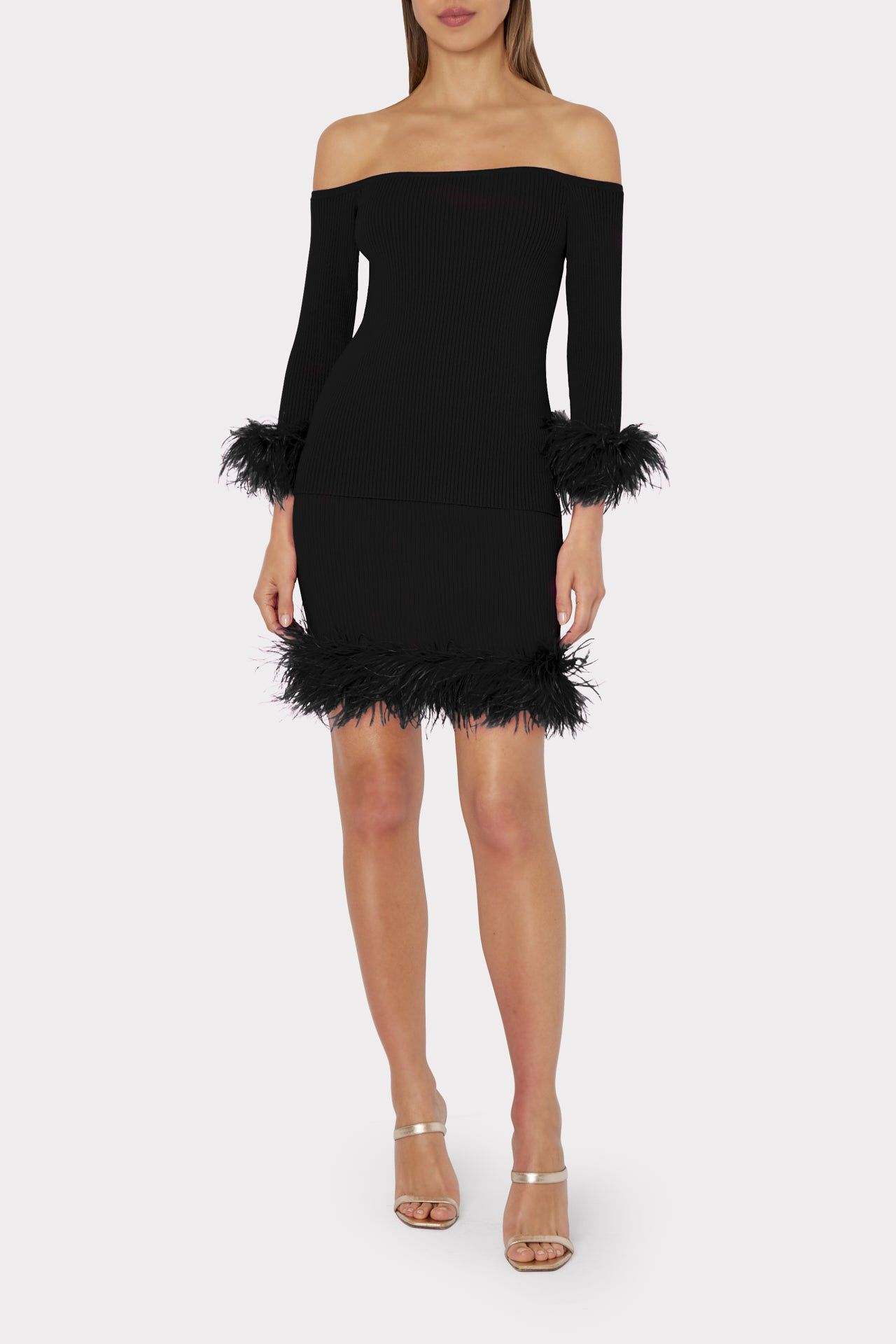 Boa Feather Skirt sold by Milly product image thumbnail 2