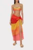 Sunset Stripe Chiffon Sarong sold by Milly