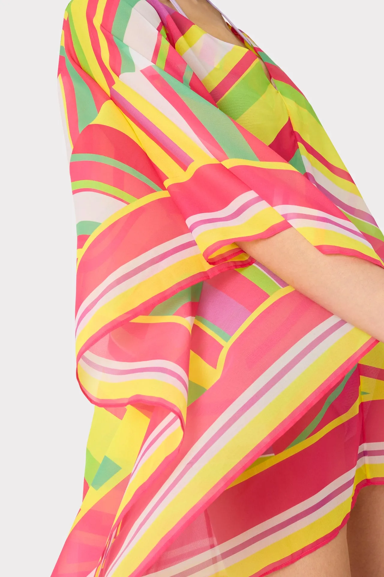 Multi Color Chevron Caftan sold by Milly product image thumbnail 4