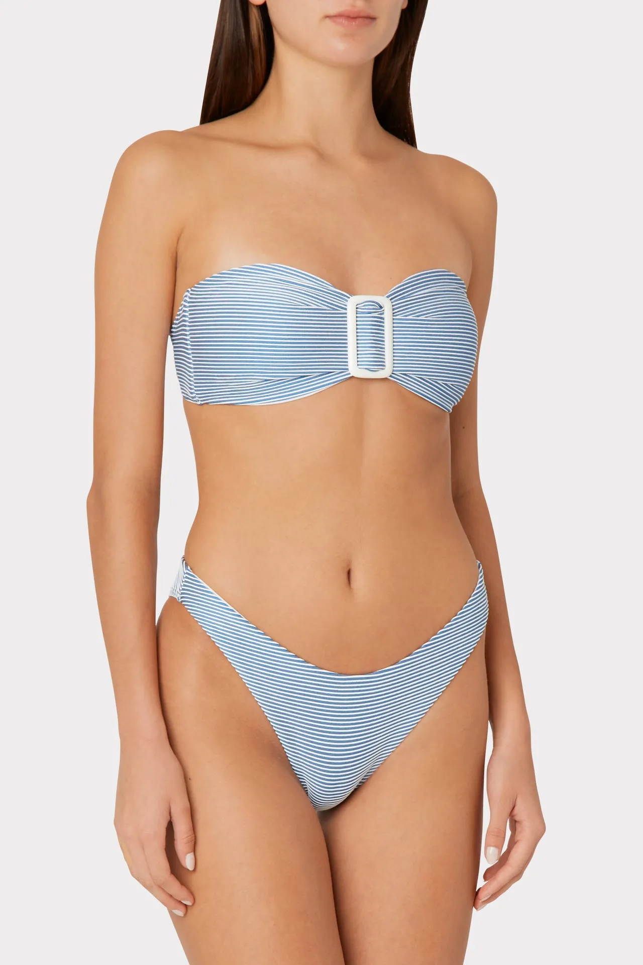 Margot Textured Stripe Bikini Bottom sold by Milly product image thumbnail 2