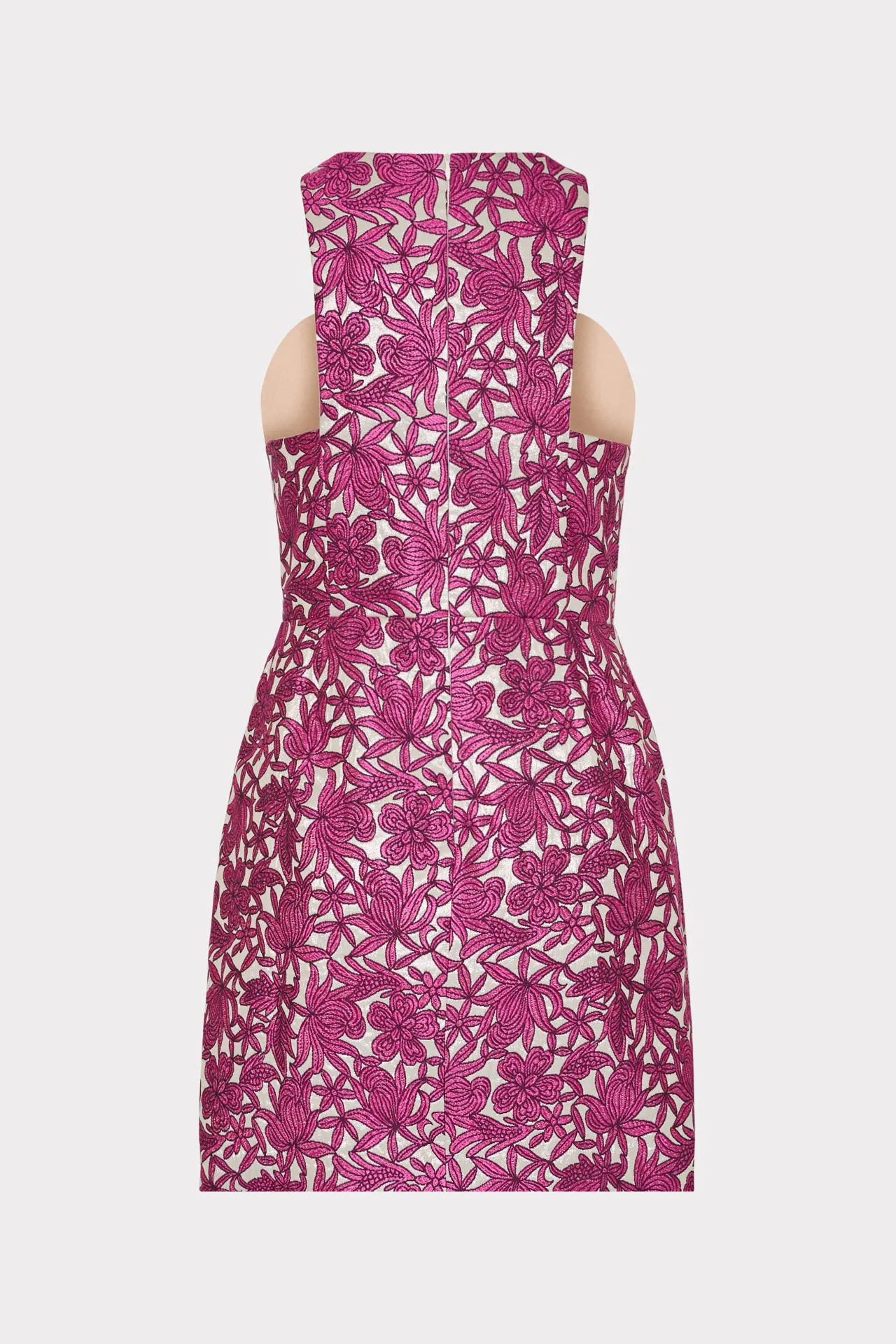 Floral Jacquard Mini Dress sold by Milly product image thumbnail 3