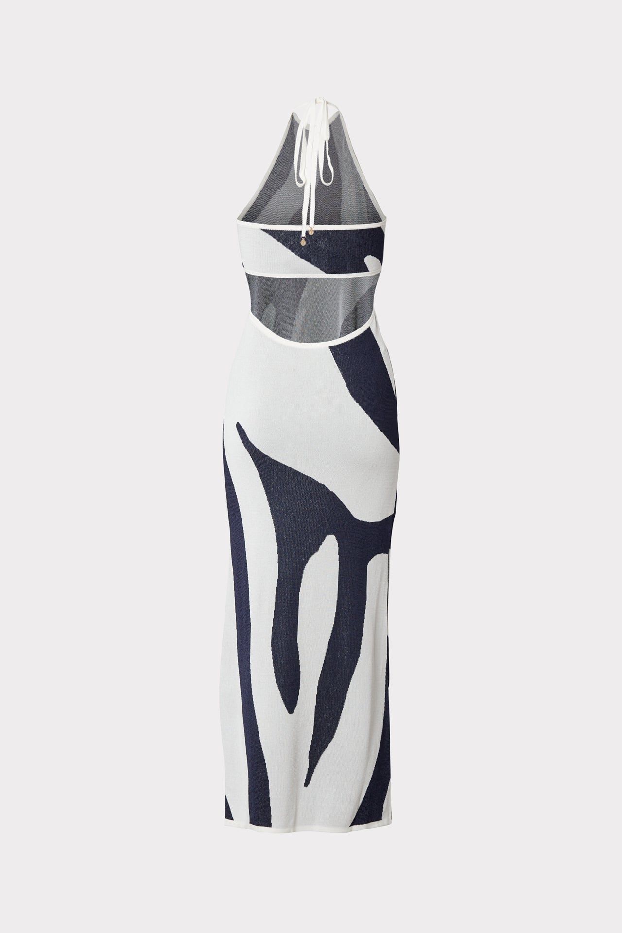 Zebra Jacquard Halter Neck Dress sold by Milly product image thumbnail 4