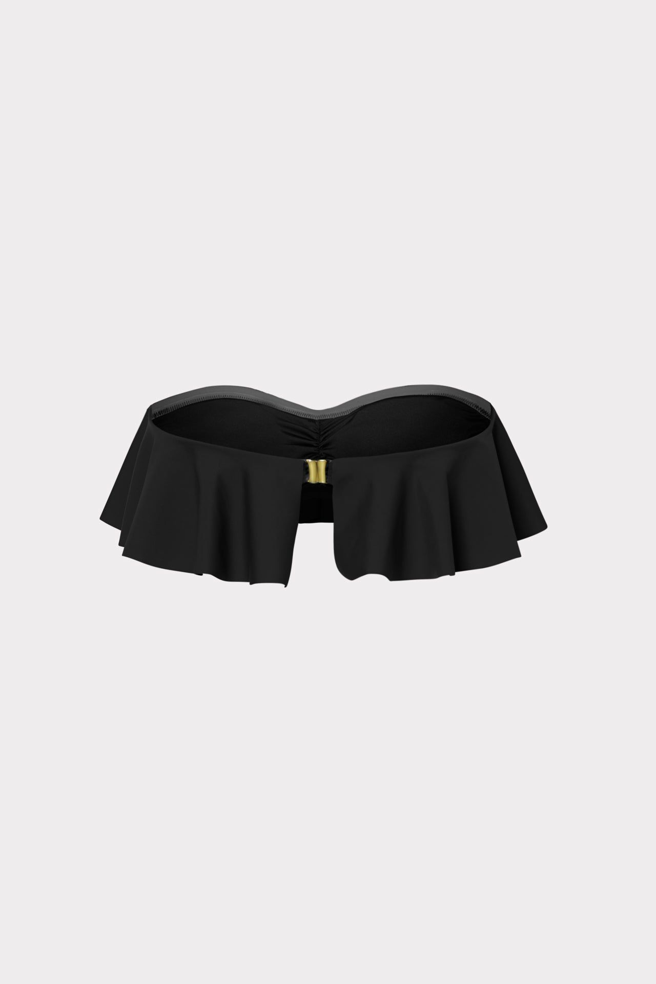 Solid Ruffle Bandeau Bikini Top sold by Milly product image thumbnail 4