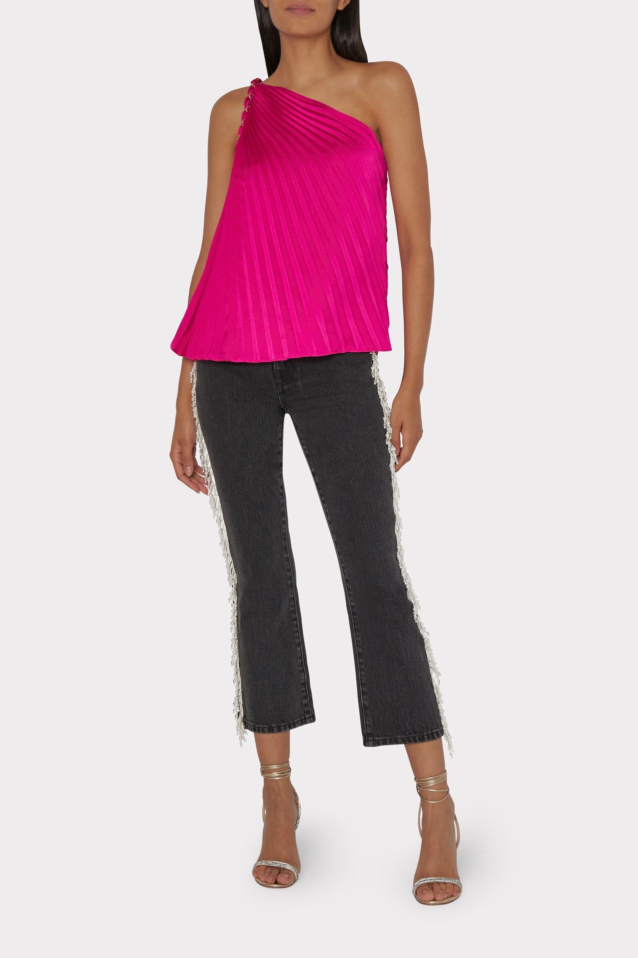 Kendra Satin Top sold by Milly product image thumbnail 2