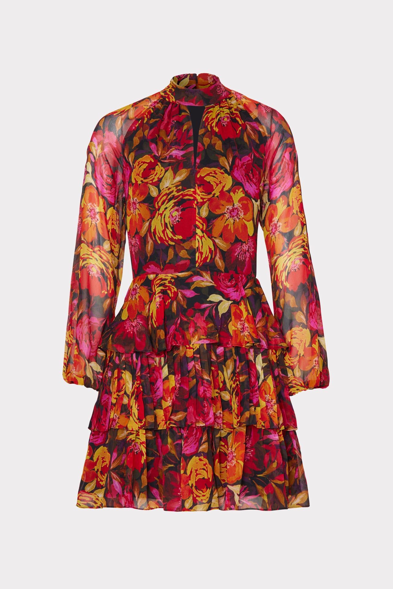 Iyla Fall Foliage Print Dress sold by Milly