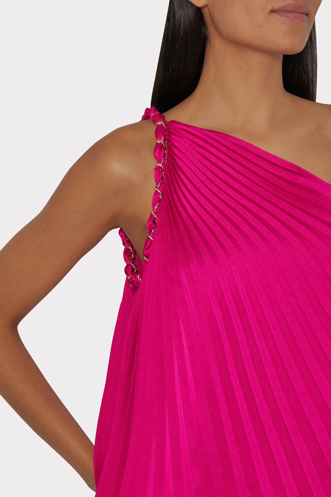 Kendra Satin Top sold by Milly product image thumbnail 3