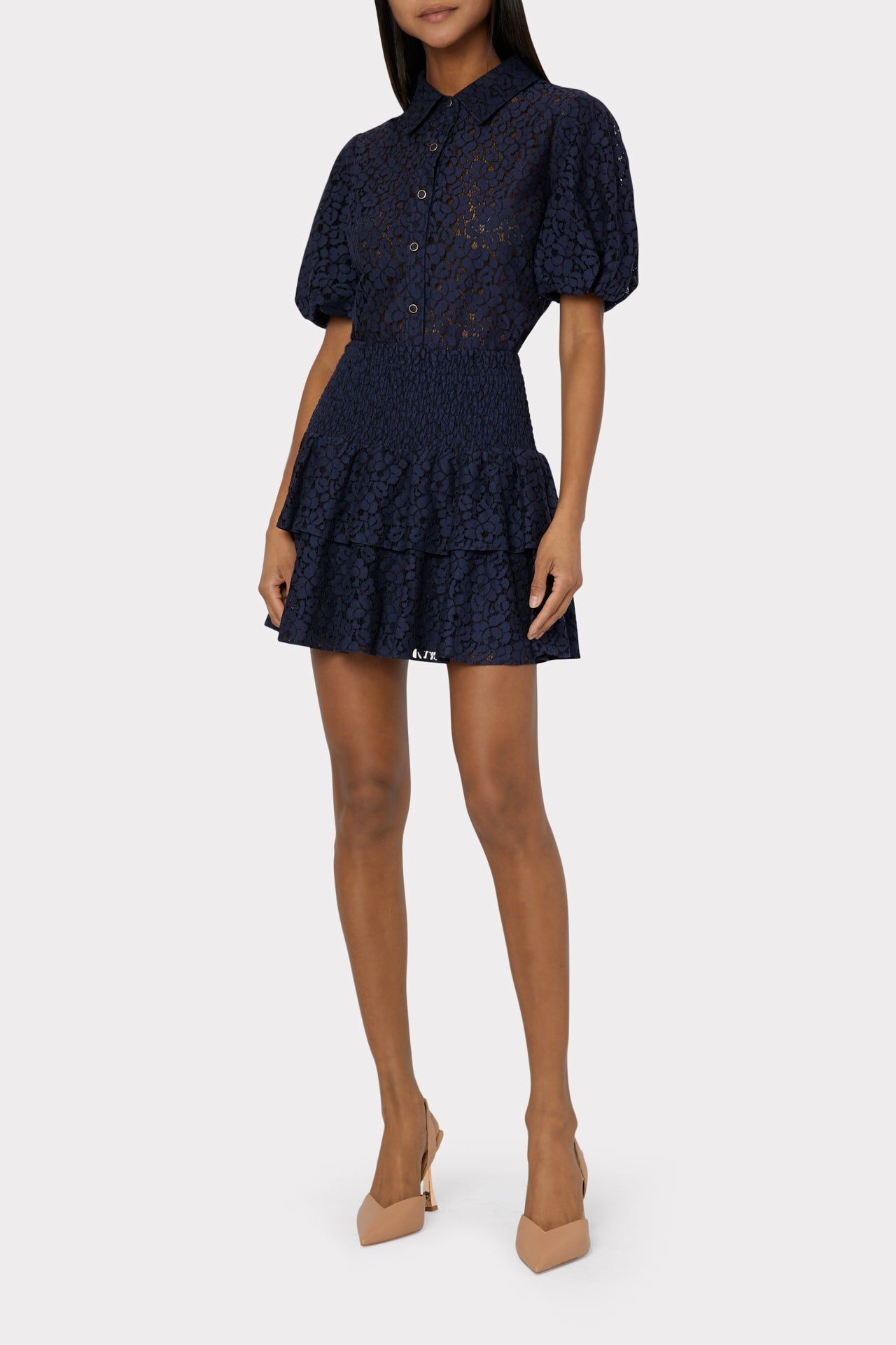 Willie Cotton Lace Top sold by Milly product image thumbnail 2