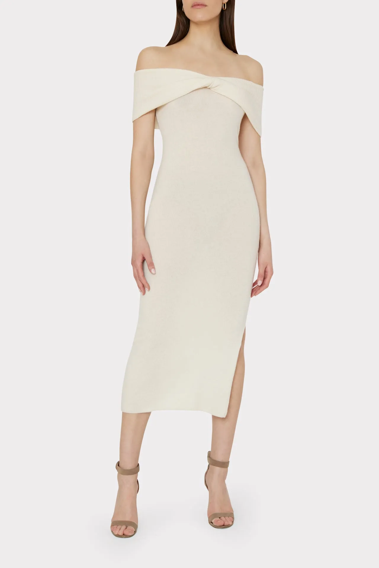 Ronan Off The Shoulder Knit Dress sold by Milly product image thumbnail 2