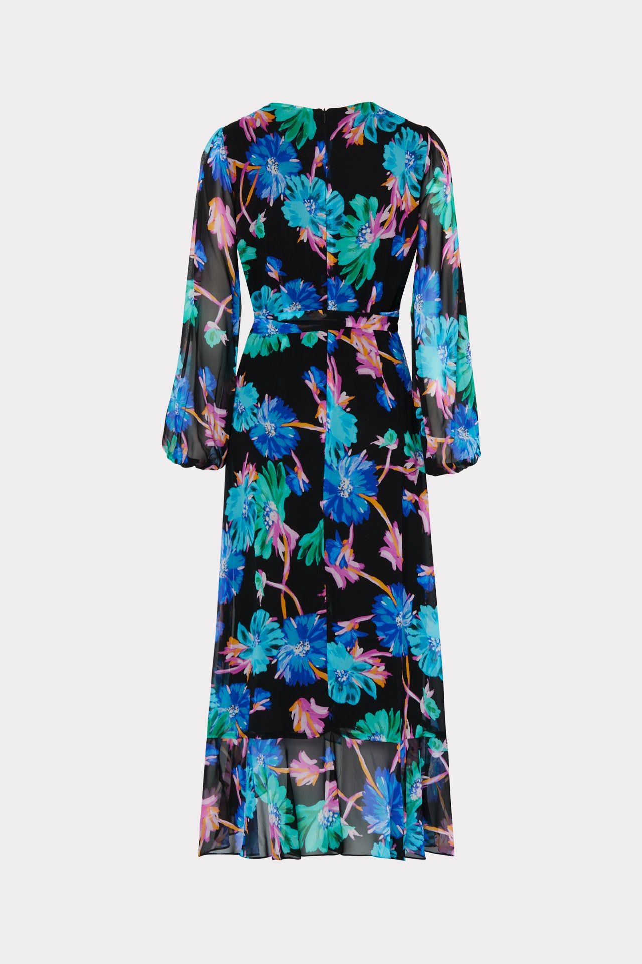Halley Floating Cosmos Print Dress sold by Milly product image thumbnail 4