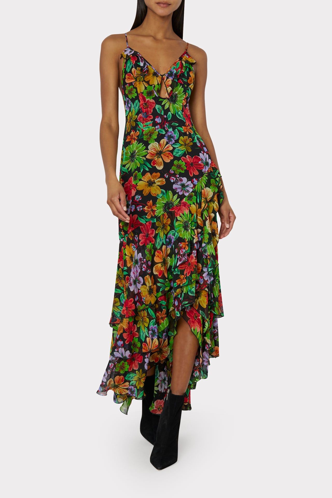 Edra Wildflower Garden Print Dress sold by Milly product image thumbnail 2