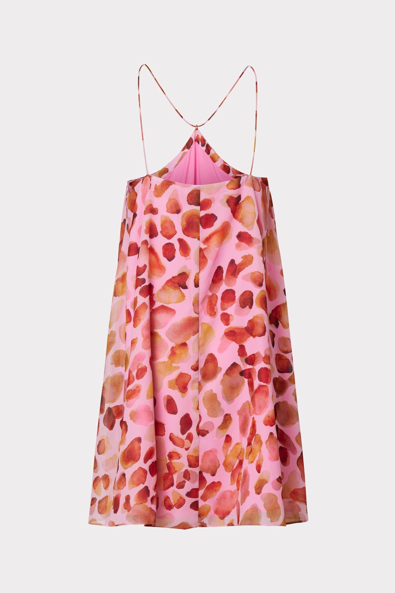 Billie Watercolor Leopard Halter Dress sold by Milly product image thumbnail 4