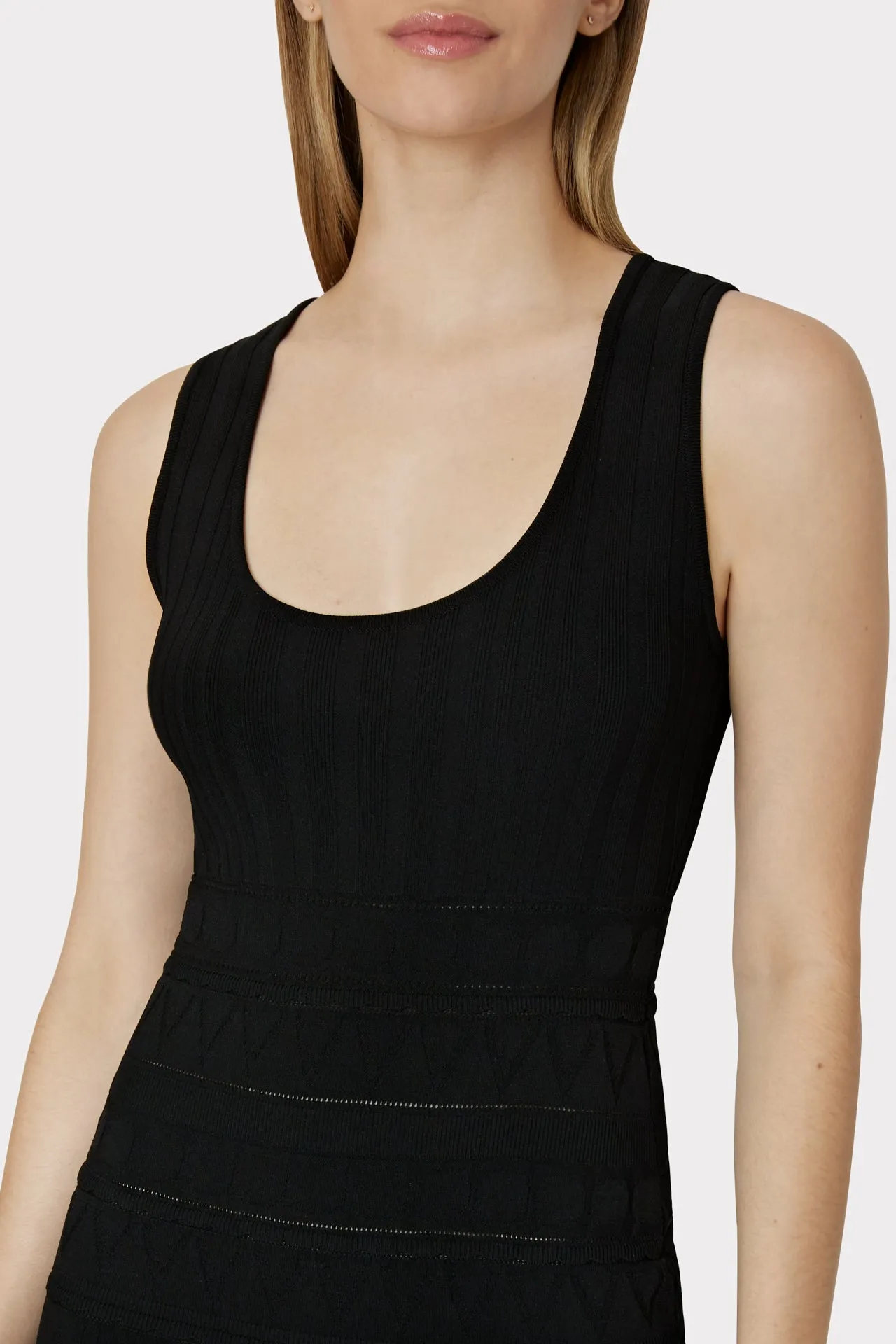 Pepper Knit Ruffle Mini Dress sold by Milly product image thumbnail 3