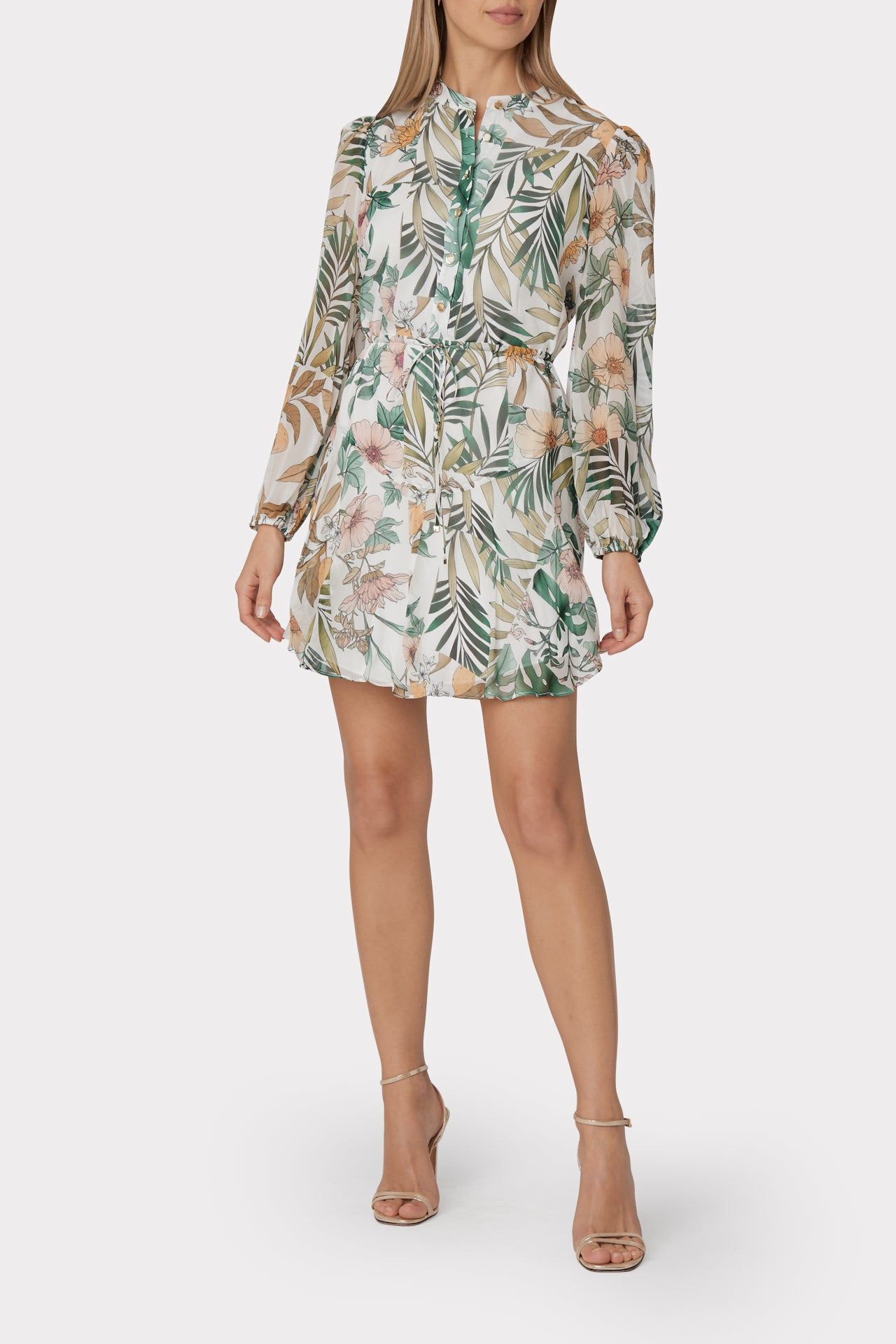 Reina Jungle Print Dress sold by Milly product image thumbnail 2